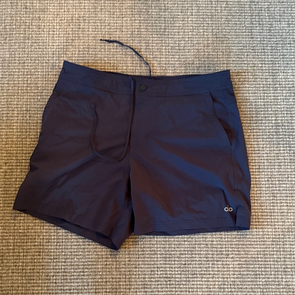 ALO Yoga Chocolate Brown Shorts